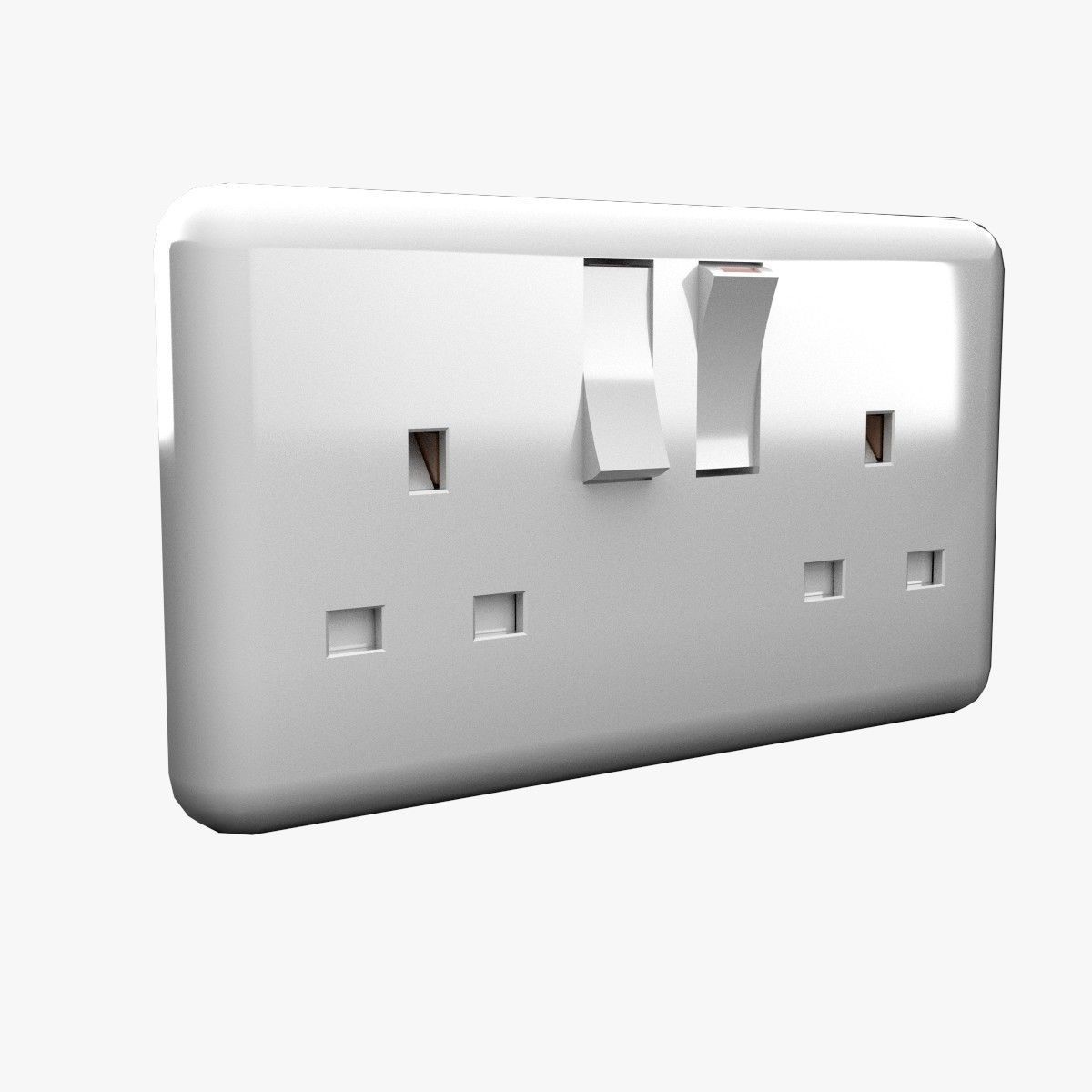 Plug Socket 3D model_1