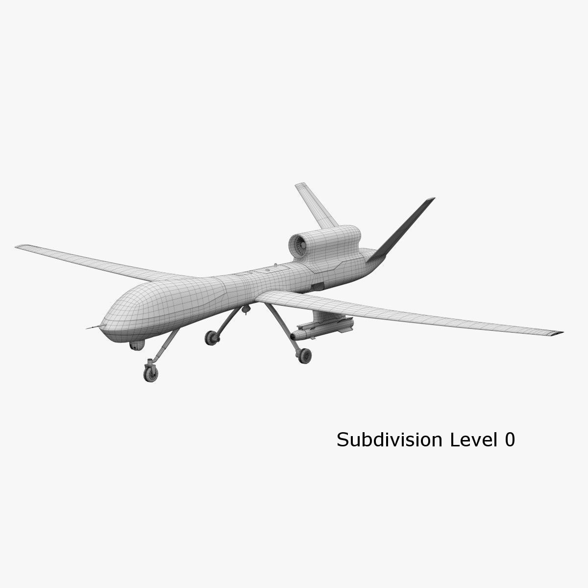UAV Drone 3D model_12