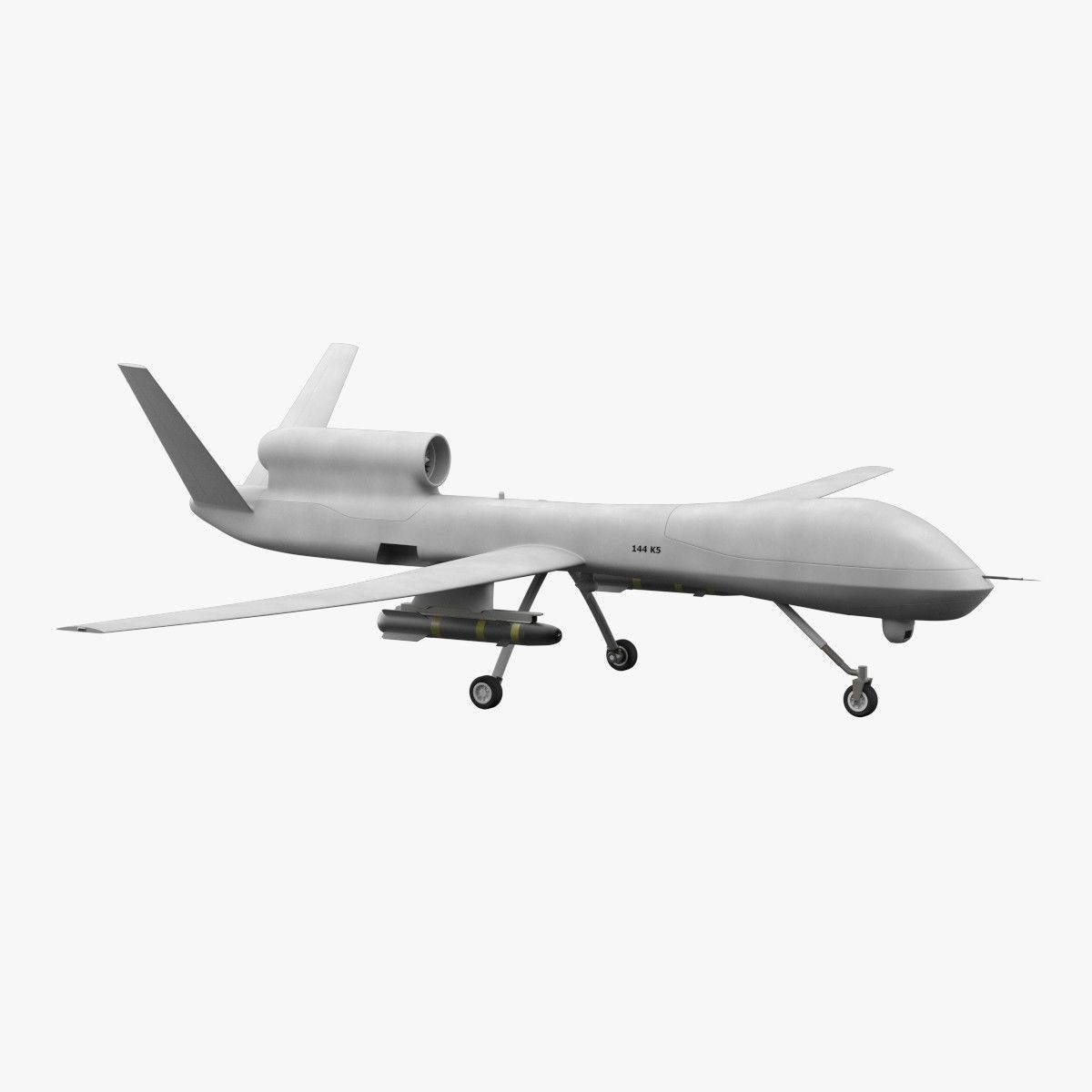UAV Drone 3D model_1
