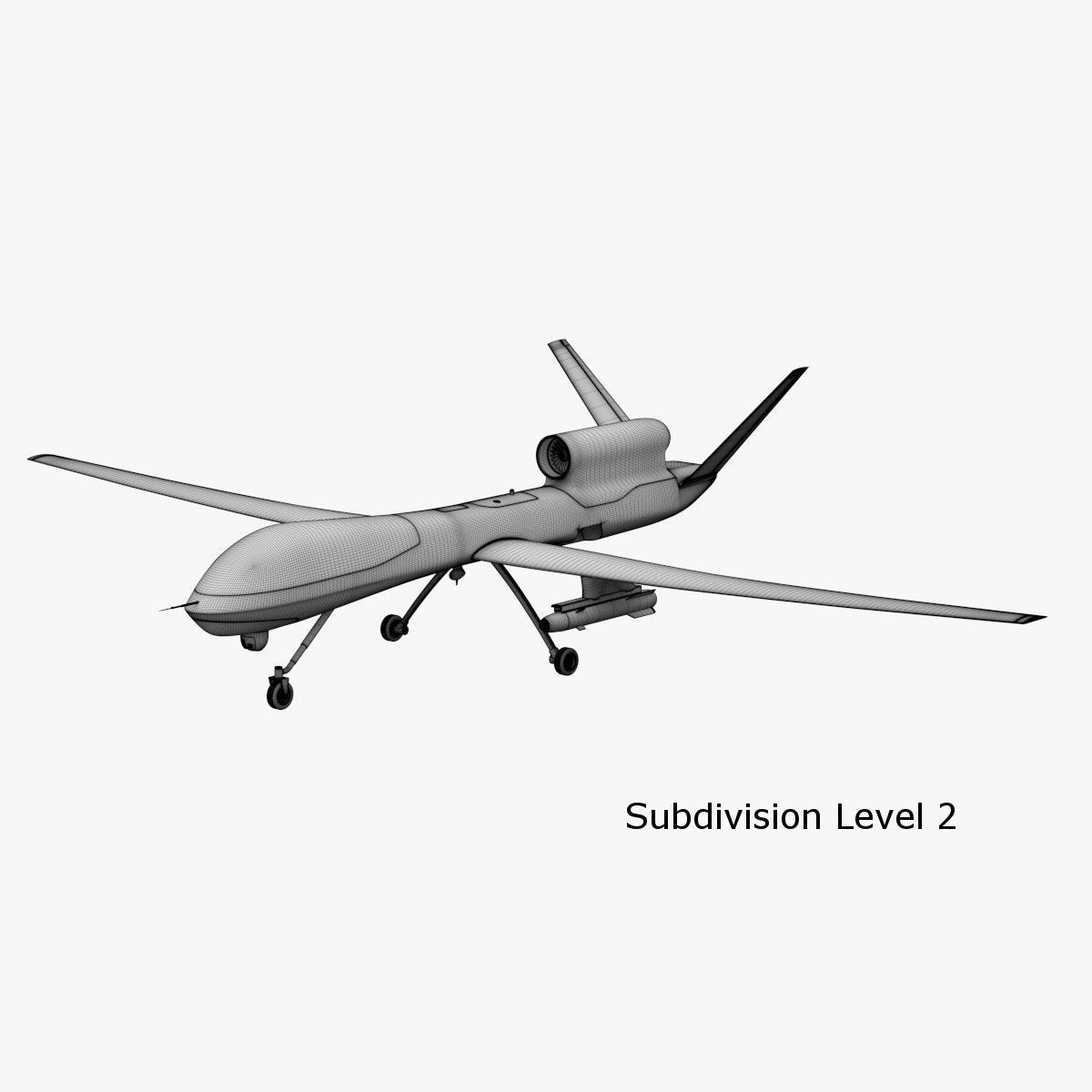 UAV Drone 3D model_14