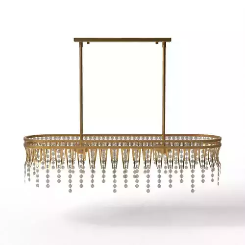 Fantania Wide Light Linear Chandelier