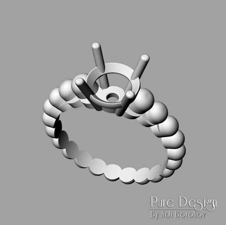 Ring 1025 3D print Model 3D print model_7