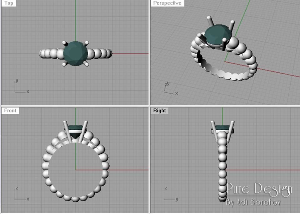 Ring 1025 3D print Model 3D print model_8
