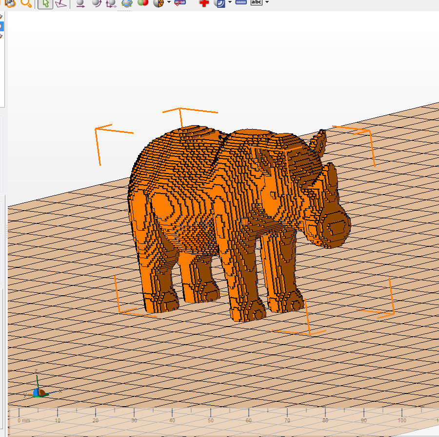 AS LowRez Series - Rhino 3D print model_7