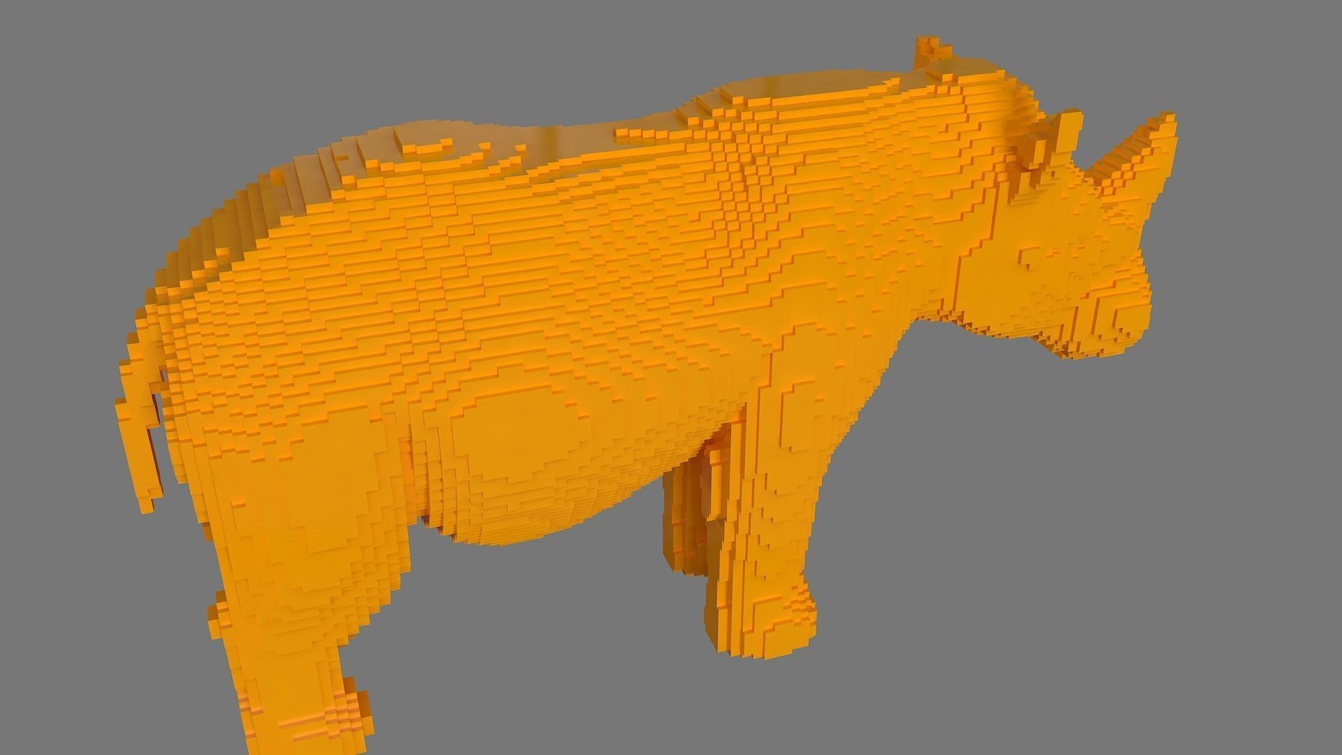 AS LowRez Series - Rhino 3D print model_3