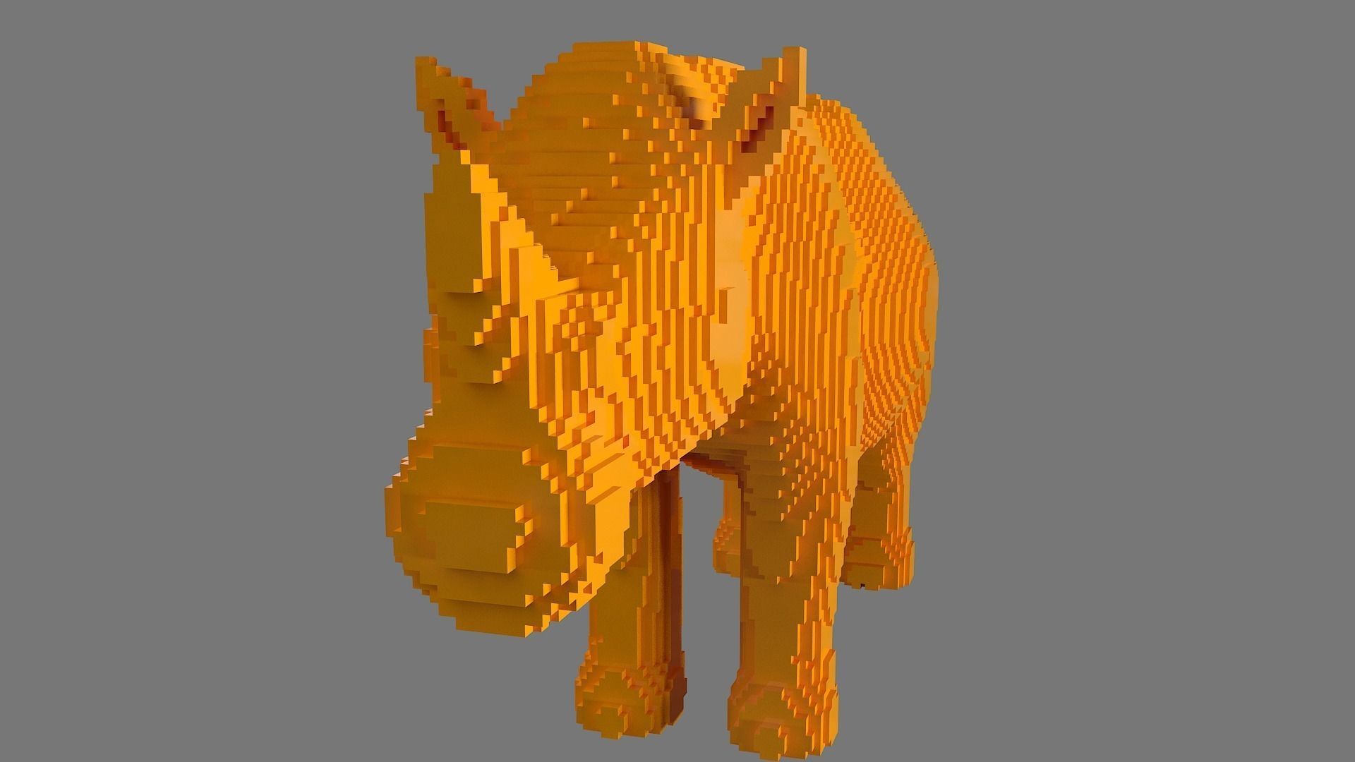 AS LowRez Series - Rhino 3D print model_5