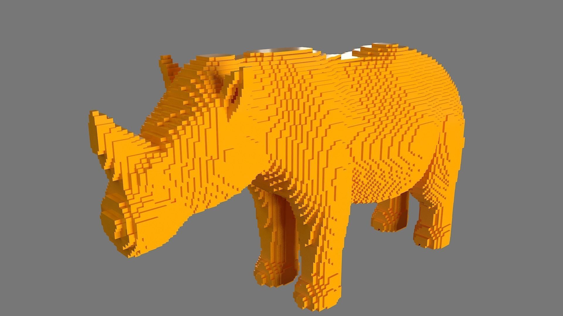 AS LowRez Series - Rhino 3D print model_0