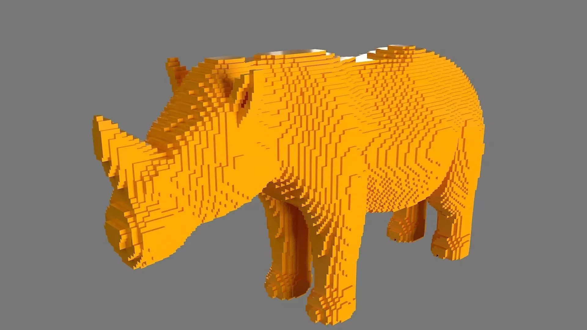 AS LowRez Series - Rhino 3D print model
