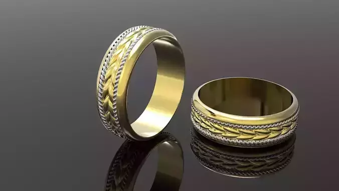  wheat ring Free 3D print model