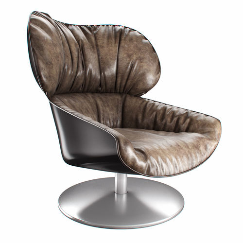 Tabano Chair Leather 3D model