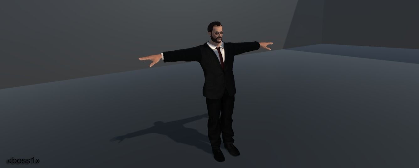 Black squad 3D model_4