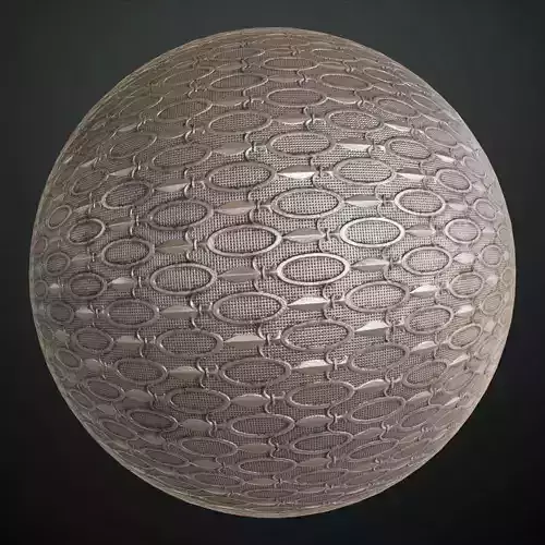 Dirty Silver Metal Grill Transparent PBR Seamless Texture