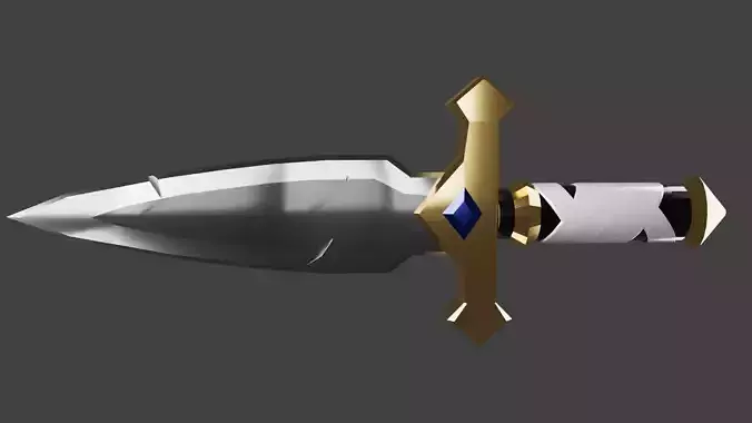 3D model A knife VR / AR / low-poly | CGTrader