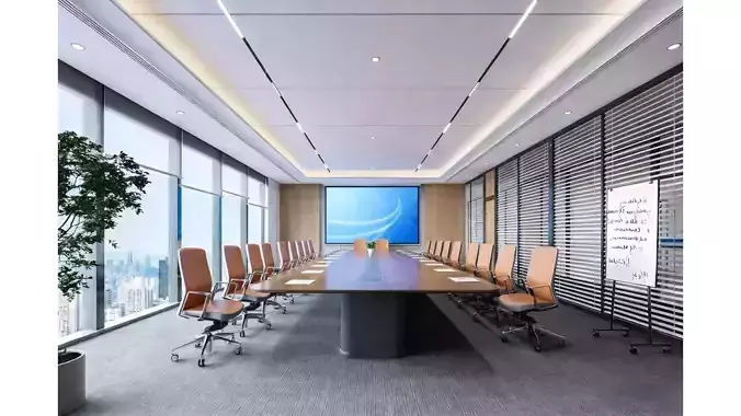 Modern Meeting Room 3D model
