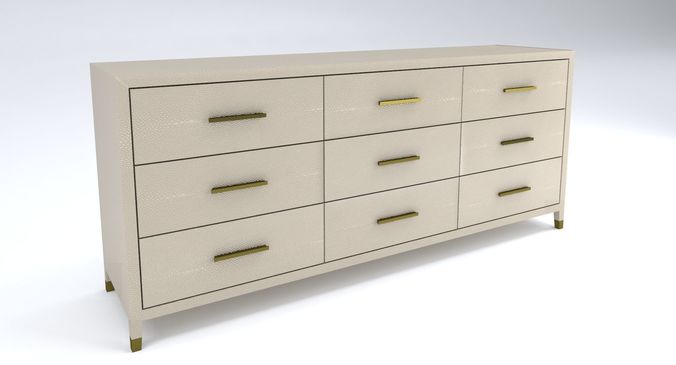 Restoration Hardware- Graydon Dresser-002 3D model