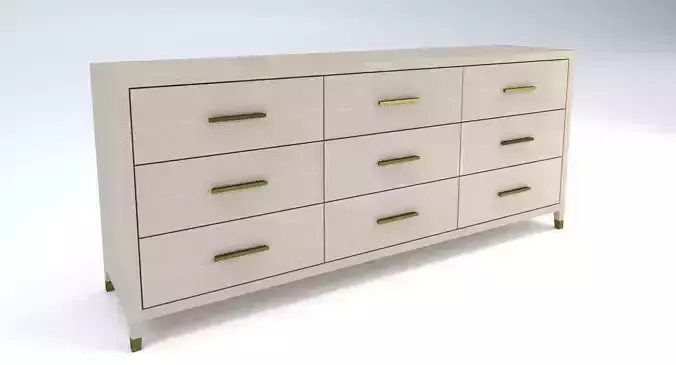 Restoration Hardware- Graydon Dresser-002 3D model