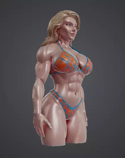 Strong Woman 3D model