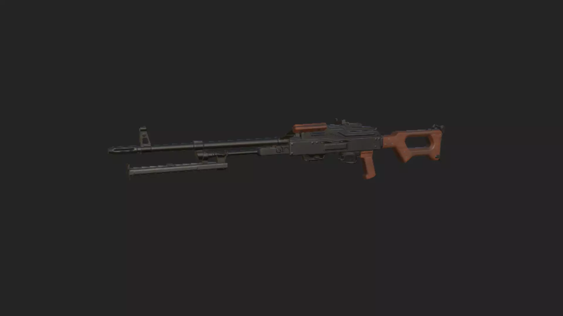 Pistol 3D Model 035 Low-poly 3D model