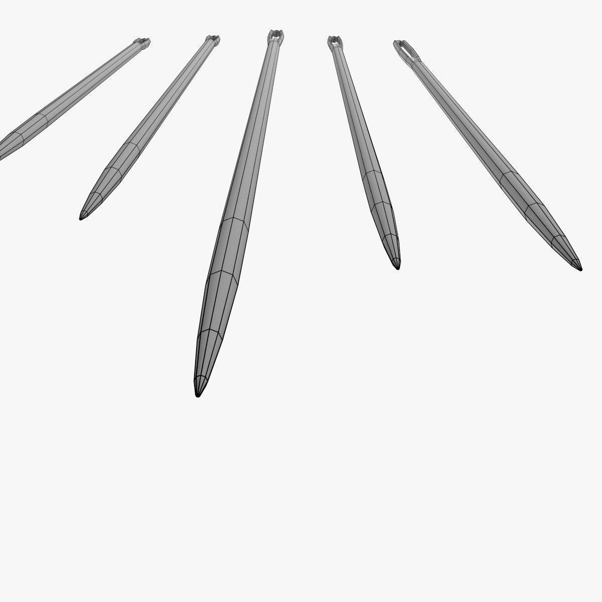 Needles four 3D model_8