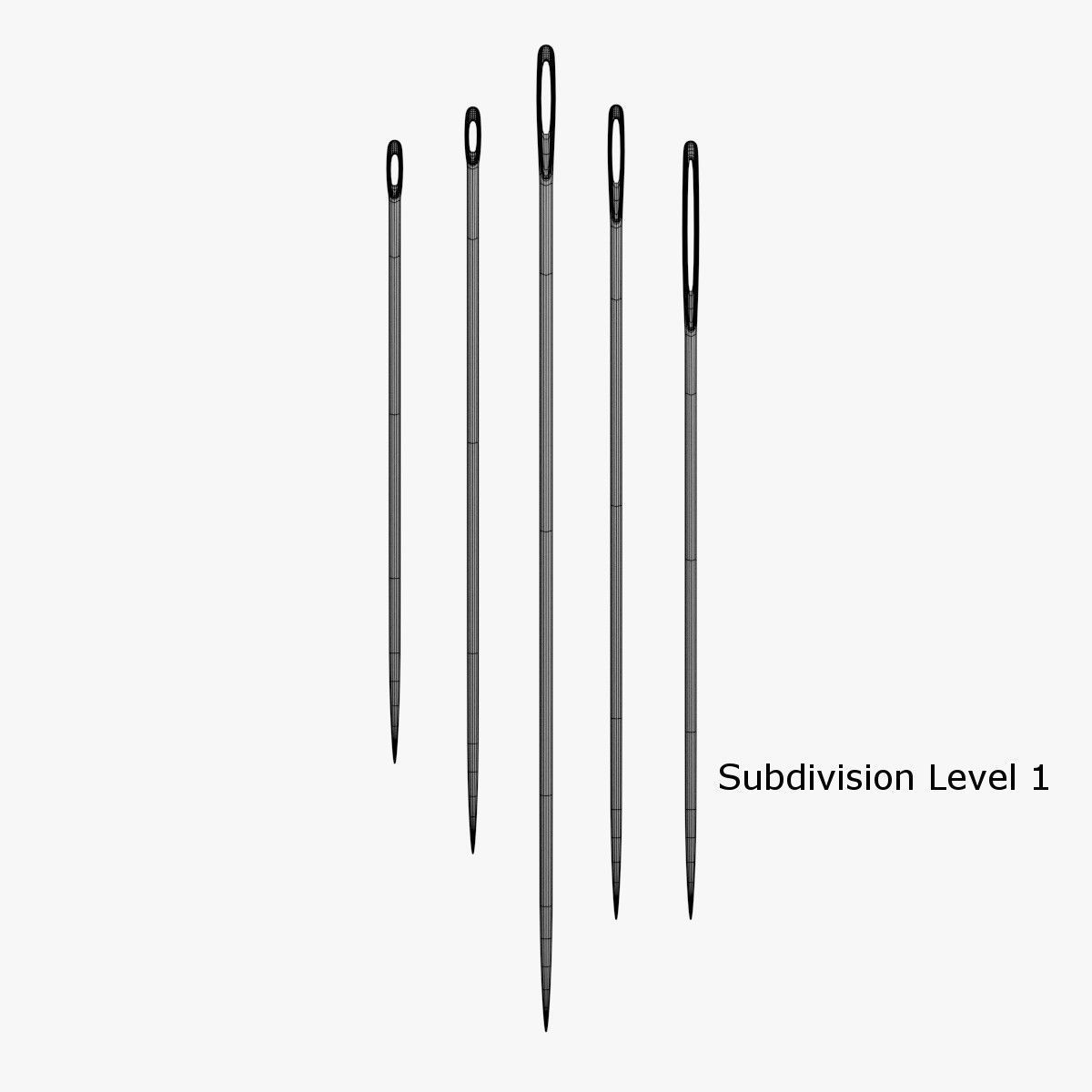 Needles four 3D model_5