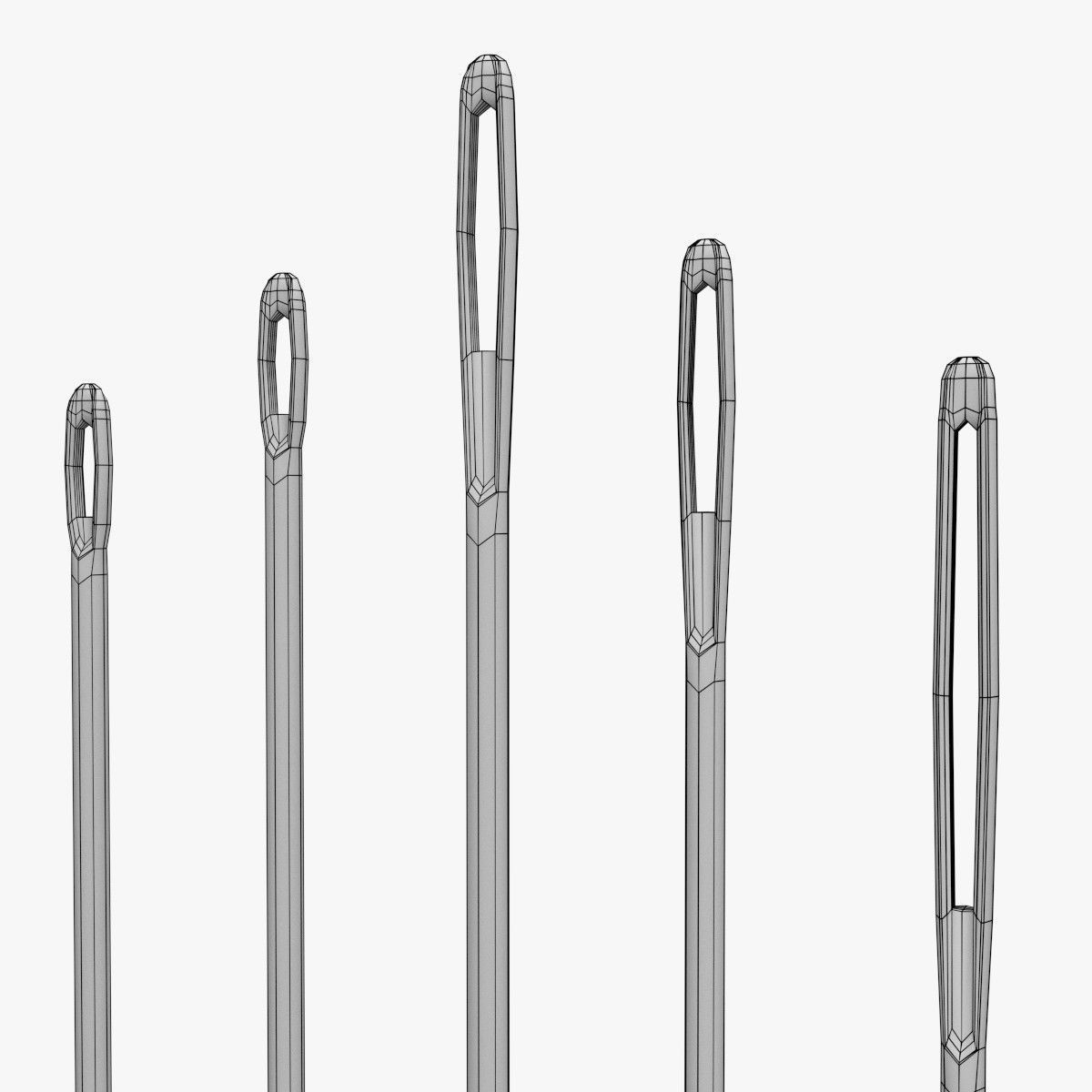 Needles four 3D model_7
