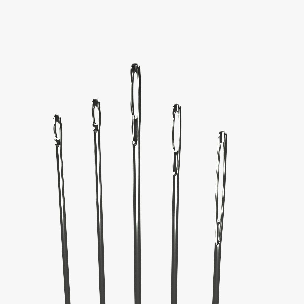 Needles four 3D model_2