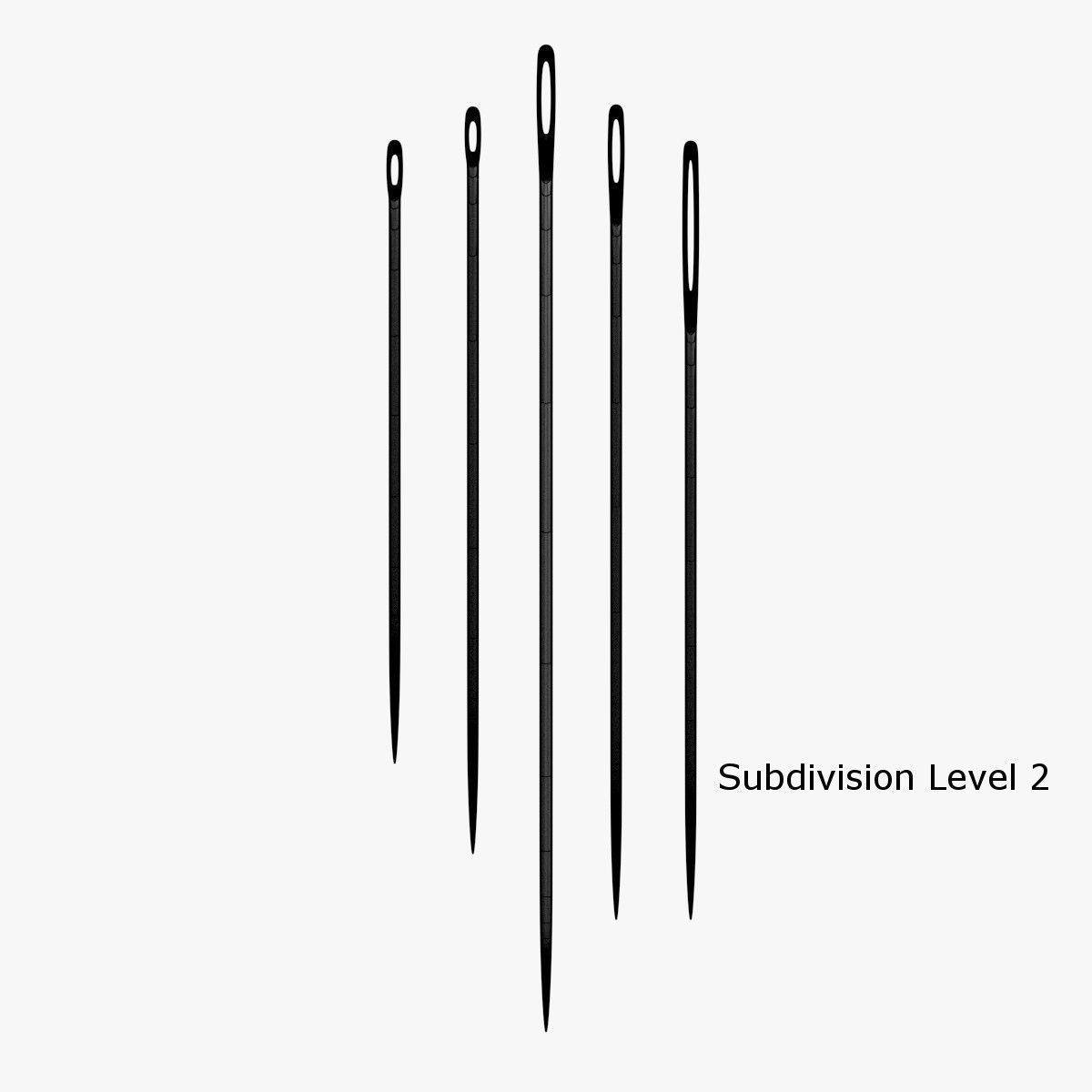 Needles four 3D model_6