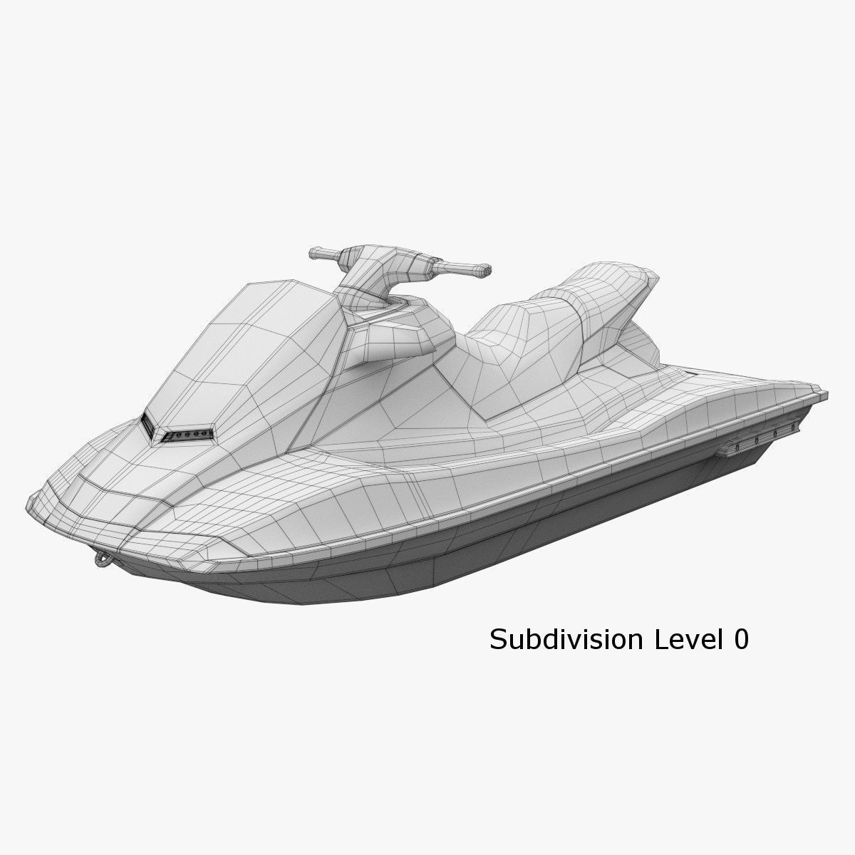 Jet Ski 3D model_12