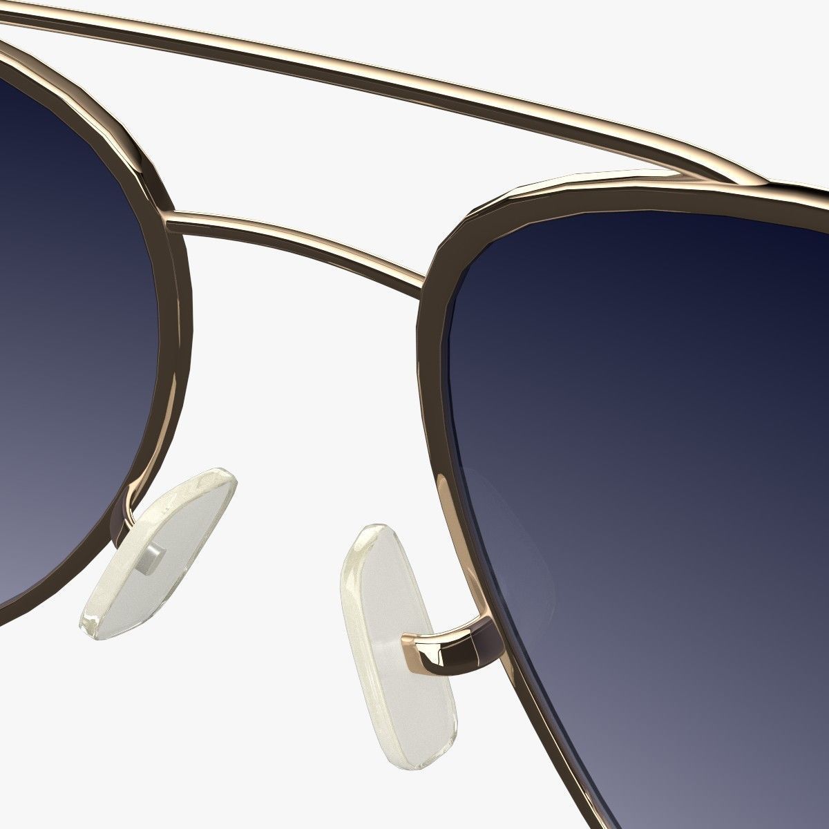 Sunglasses aviator 3D model_5