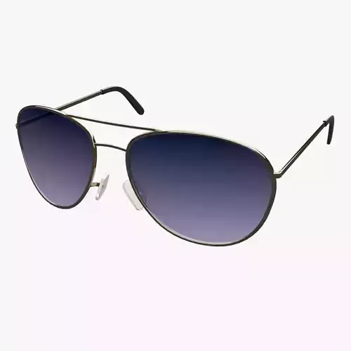 Sunglasses aviator 3D model