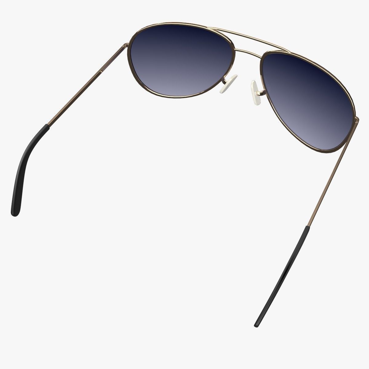 Sunglasses aviator 3D model_2