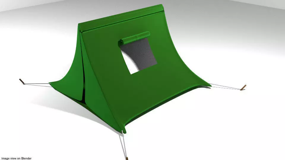 Tent - A-frame 3D model