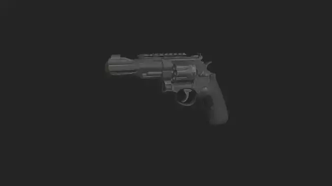 Gun In 3d realistic gun 3D model | CGTrader