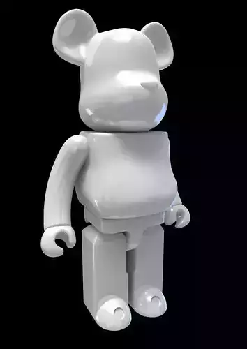 BearBrick 3D Model figure 3D model