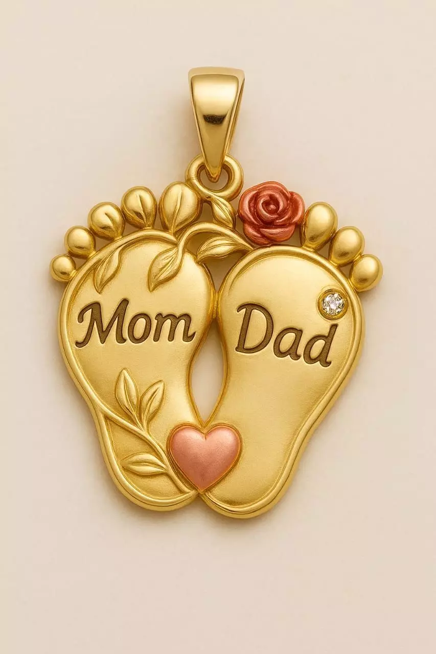 MOM DAD PENDANT 3D print model