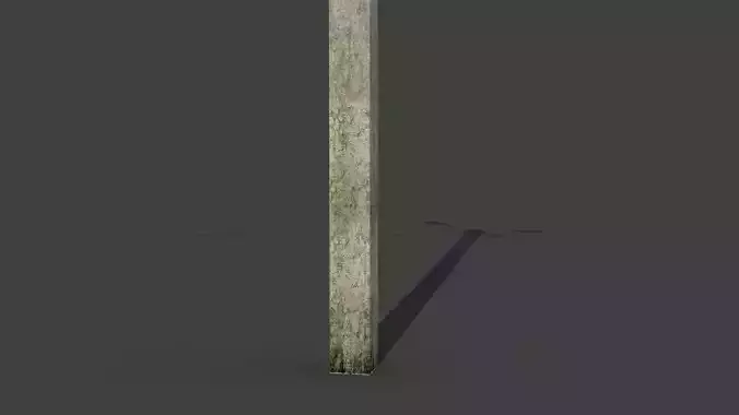 Yard Lamppost 3D model 3