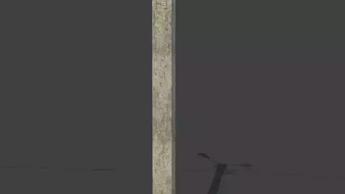 Yard Lamppost 3D model 4