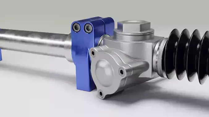 Steering Rack 3D model 4