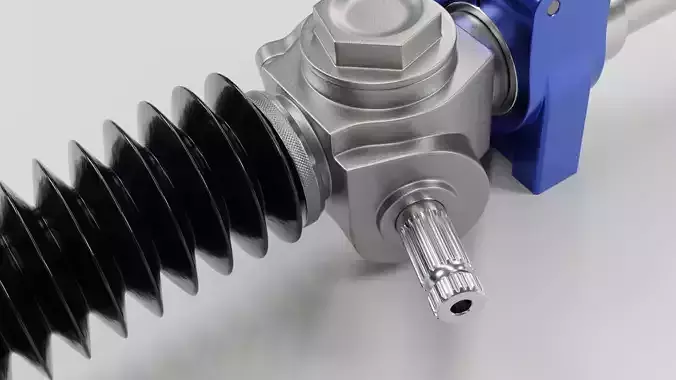 Steering Rack 3D model 5