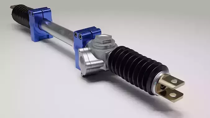 Steering Rack 3D model 3