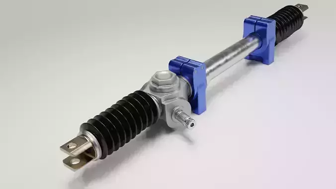 Steering Rack 3D model 2
