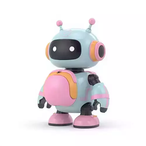 Chibi Robot Character 3D Model Collection