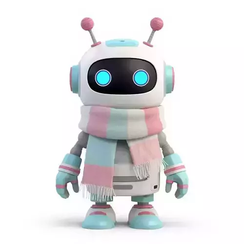 Chibi Robot Character 3D Model Collection