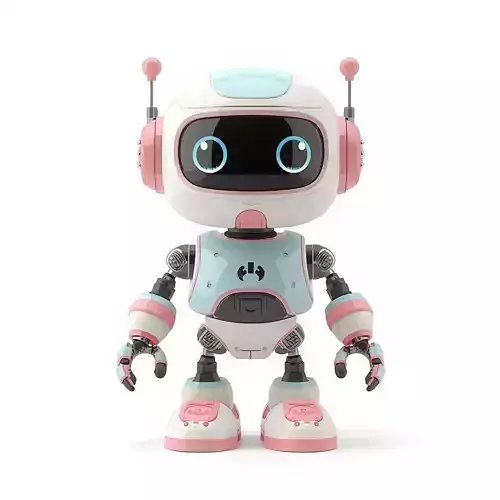 Chibi Robot Character 3D Model Collection