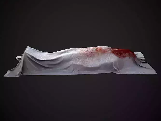Dead Man under cloth