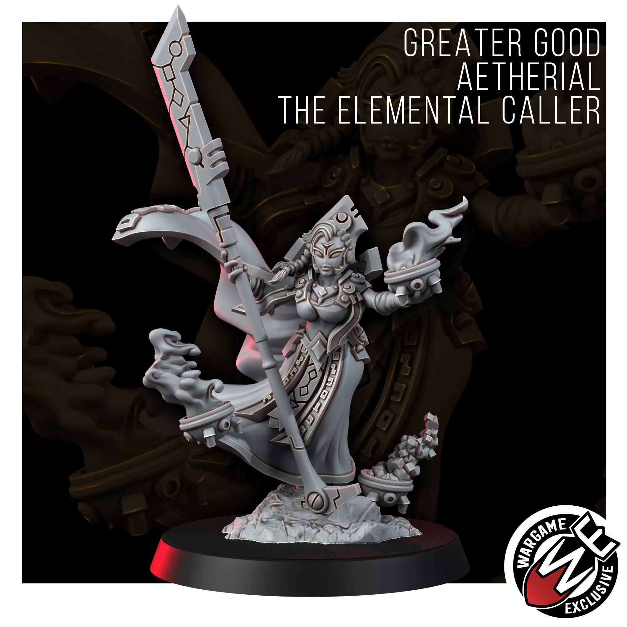 GREATER GOOD AETHERIAL THE ELEMENTAL CALLER 3D print model