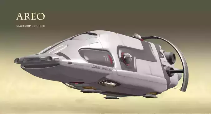 Areo Courier 3D model
