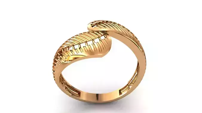 Women Rings Modern Filigree Double Head Rings Jewelry Women Ring