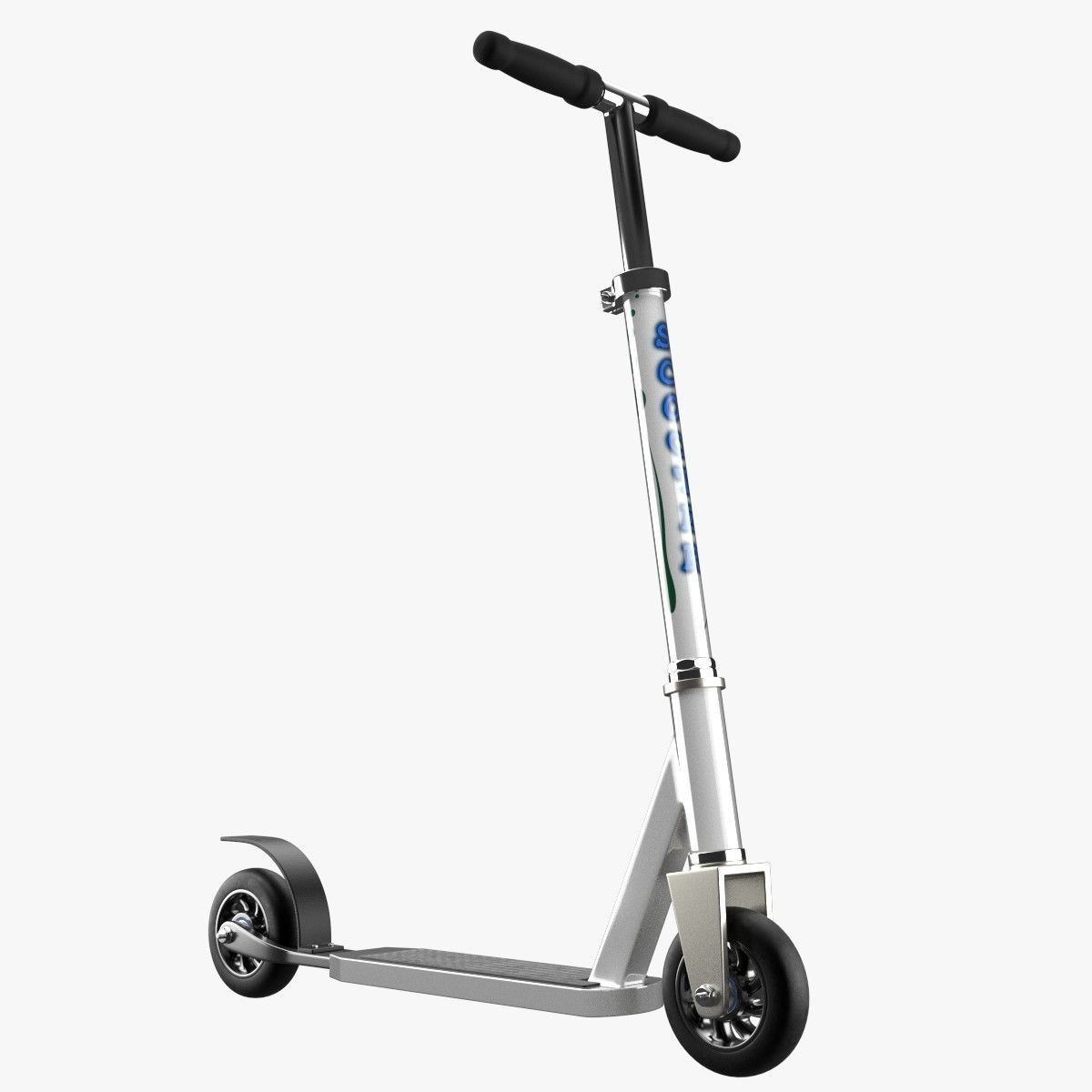 Kick Scooter 3D model_1