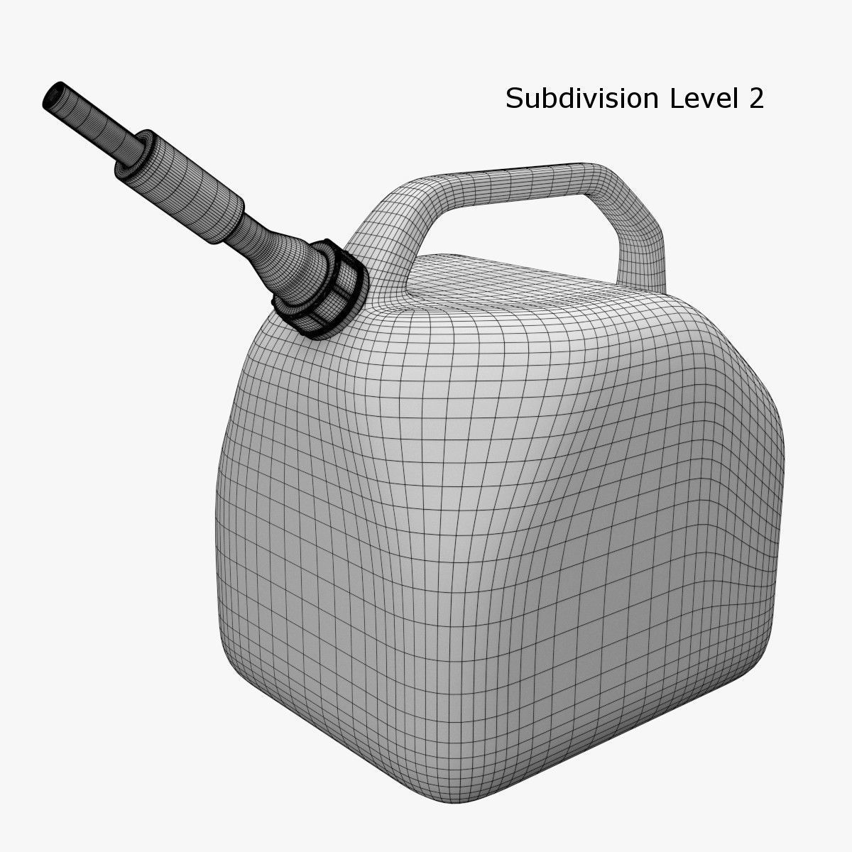 Fuel Can 3D model_8